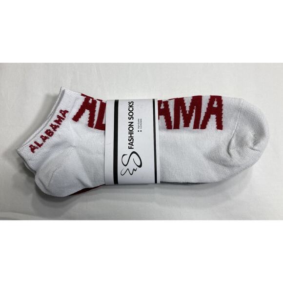 Alabama Crimson Tide Socks Ankle Women's size: 9 to 11 2 packs of 3, NCAA - Picture 5 of 7